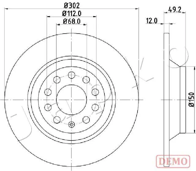 Brake Disc 610915C