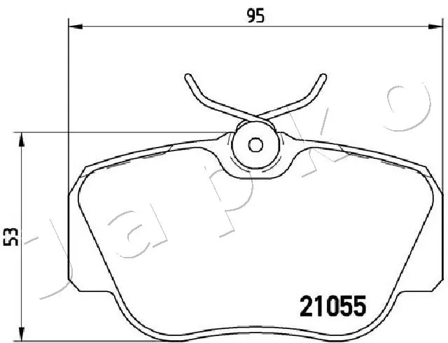 Brake Pad Set, disc brake 500413
