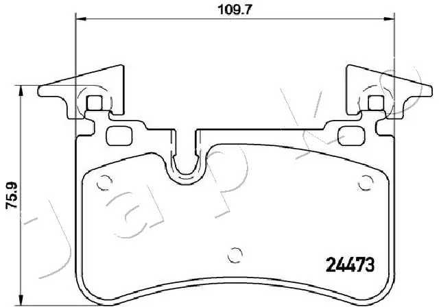 Brake Pad Set, disc brake 510506