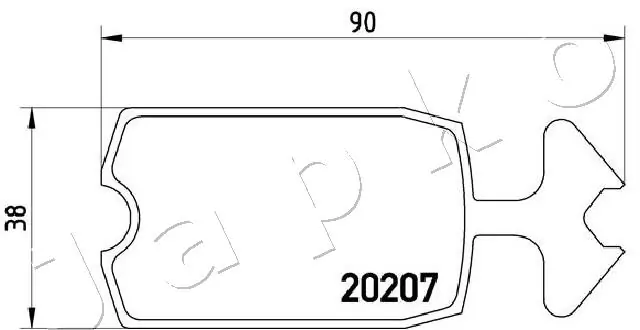 Brake Pad Set, disc brake 500648