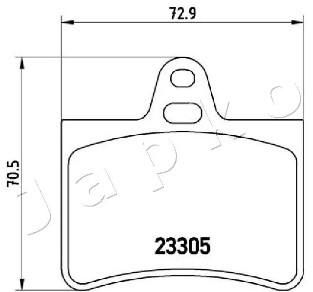 Brake Pad Set, disc brake 510605