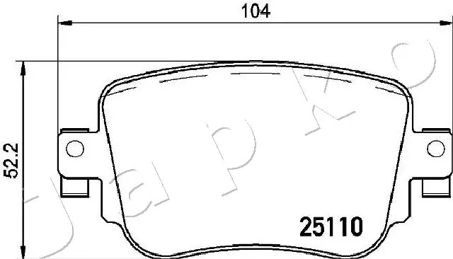 Brake Pad Set, disc brake 510900