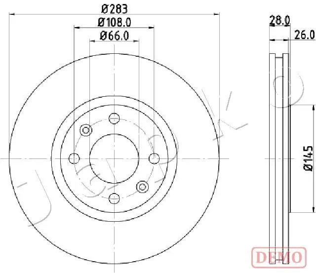 Brake Disc 600627C