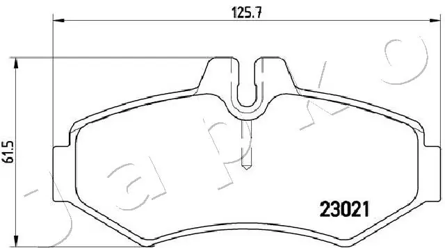 Brake Pad Set, disc brake 510513