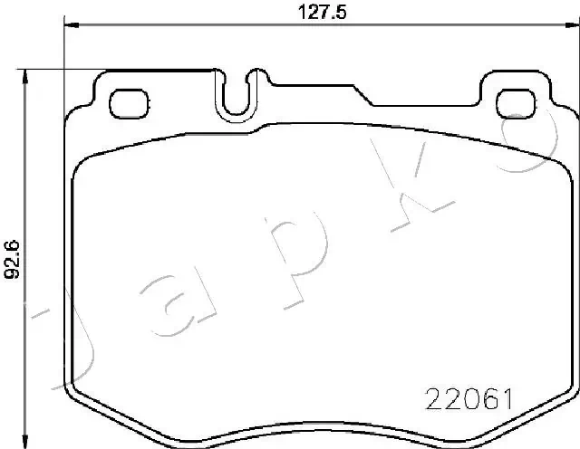 Brake Pad Set, disc brake 500516