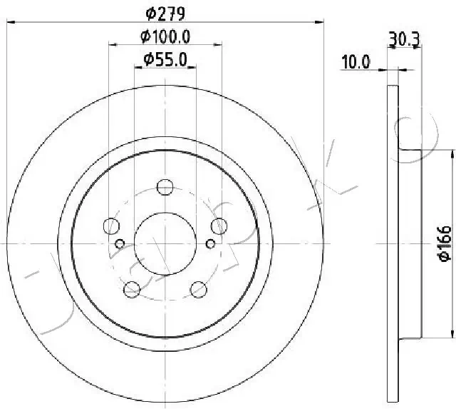 Brake Disc 61275C