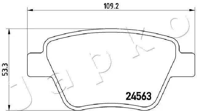 Brake Pad Set, disc brake 510902