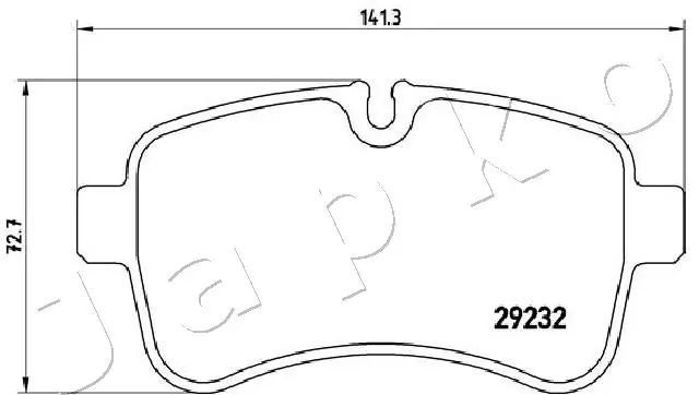 Brake Pad Set, disc brake 510218