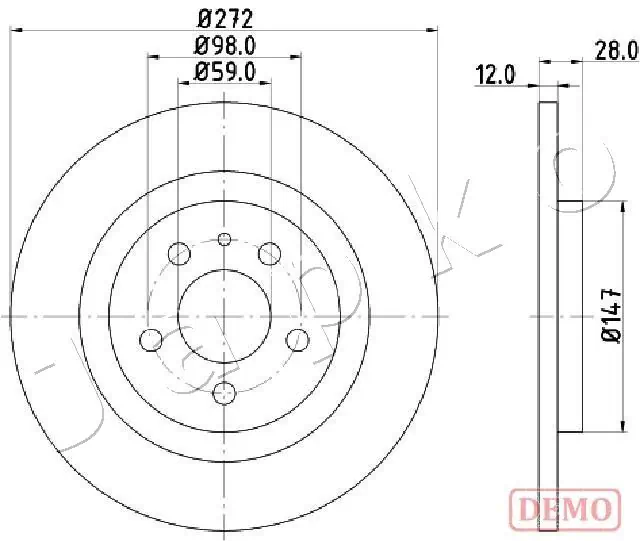 Brake Disc 610606C