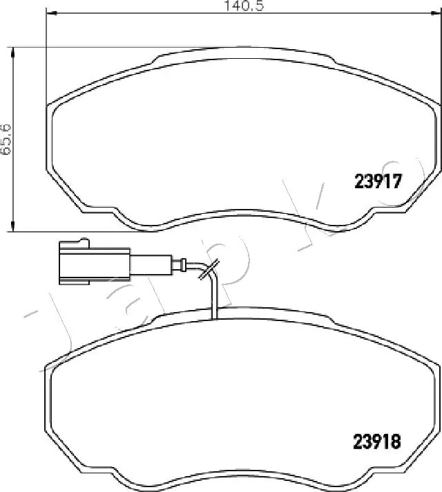 Brake Pad Set, disc brake 500222