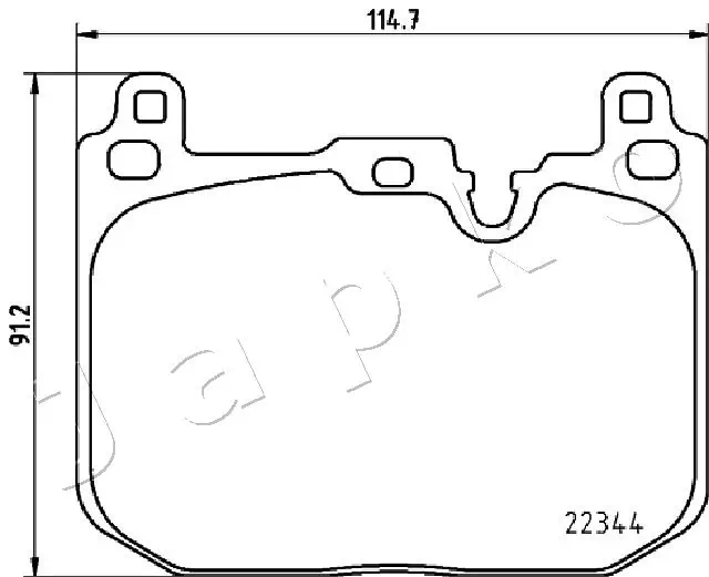 Brake Pad Set, disc brake 500135