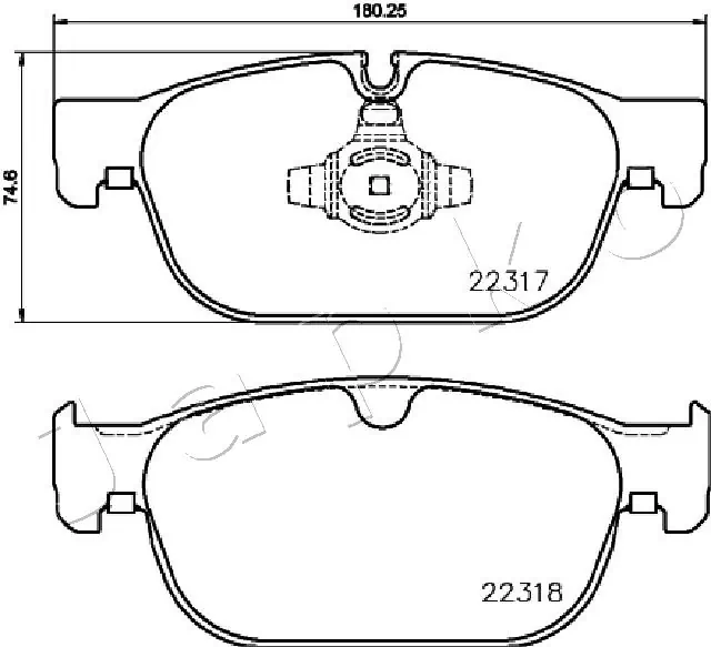 Brake Pad Set, disc brake 500333