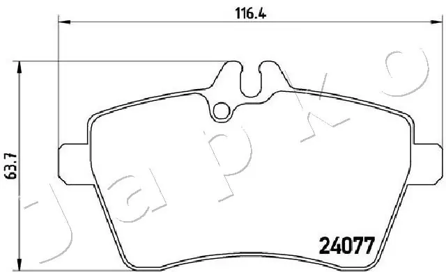 Brake Pad Set, disc brake 500502