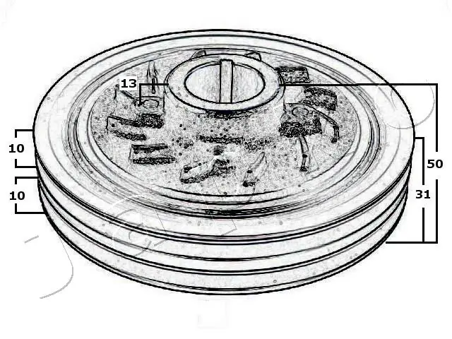 曲轴皮带盘 122500