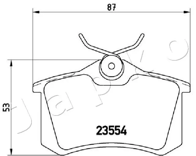 Brake Pad Set, disc brake 510700