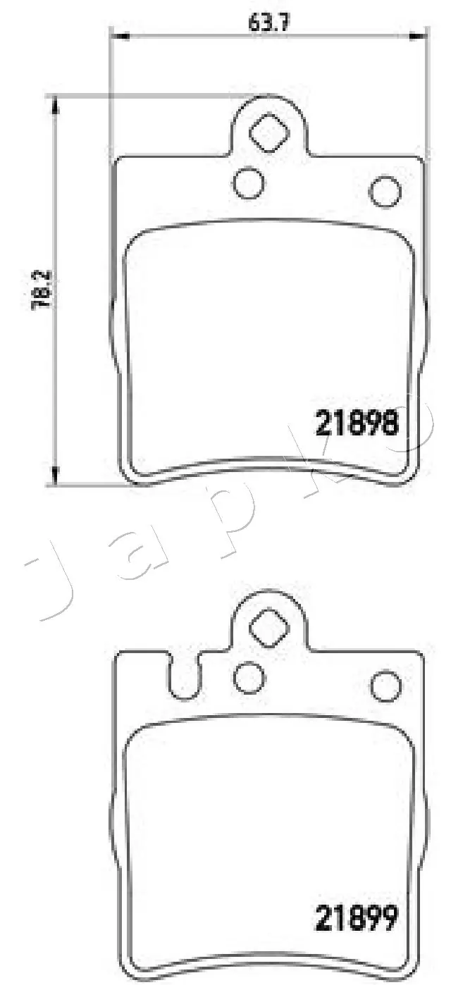 Brake Pad Set, disc brake 510504