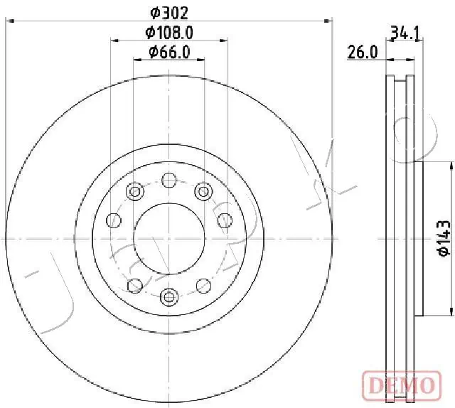 Brake Disc 600635C