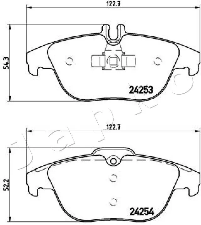 Brake Pad Set, disc brake 510505