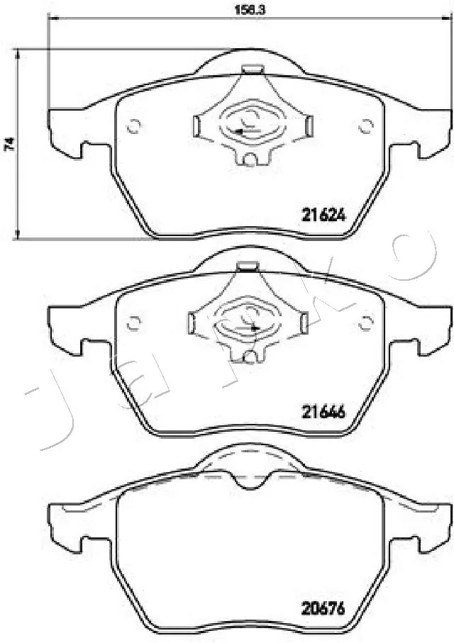 Brake Pad Set, disc brake 500911