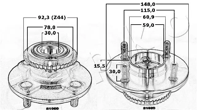 Wheel Hub 421039