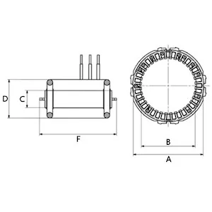 Stator, Generator F032235055