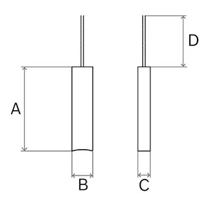 Carbon Brush, alternator F032900313