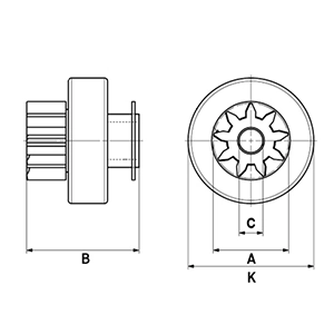 Freewheel Gear, starter F032231093