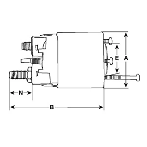 Solenoid Switch, starter F032235496