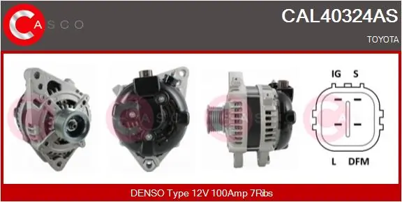 Alternator Brand New HQ CAL40324AS