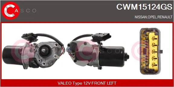 Wiper Motor Genuine CWM15124GS