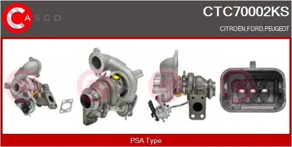 Charger, charging (supercharged/turbocharged) KAYOTAWA CTC70002KS