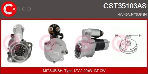 Starter Brand New HQ CST35103AS