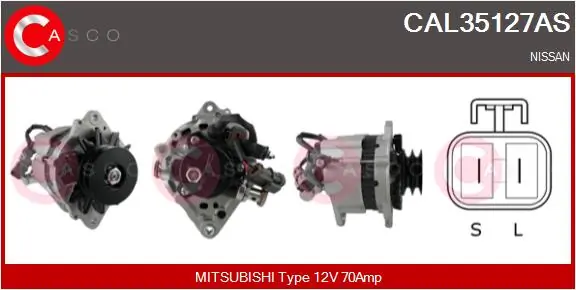 Alternator Brand New HQ CAL35127AS