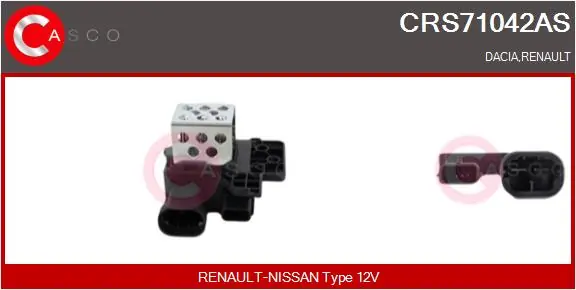 Resistor, interior blower Brand New HQ CRS71042AS