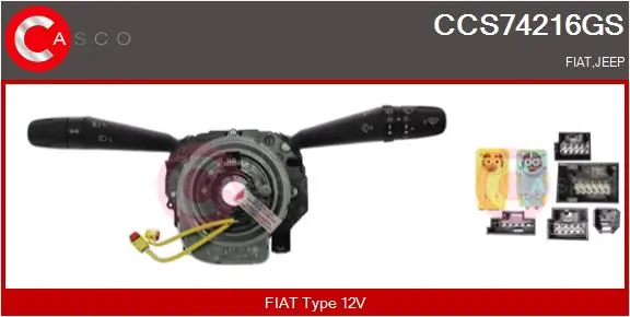 Steering Column Switch Genuine CCS74216GS