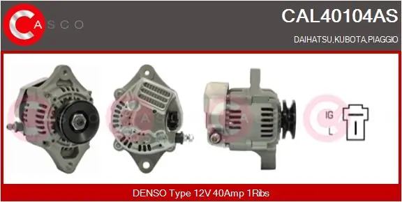 Alternator Brand New HQ CAL40104AS