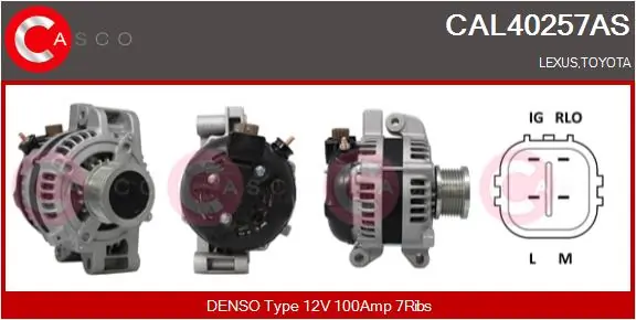 Alternator Brand New HQ CAL40257AS