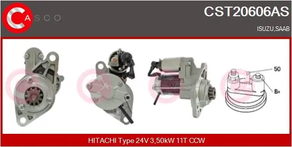 Starter Brand New HQ CST20606AS