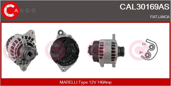Alternator Brand New HQ CAL30169AS
