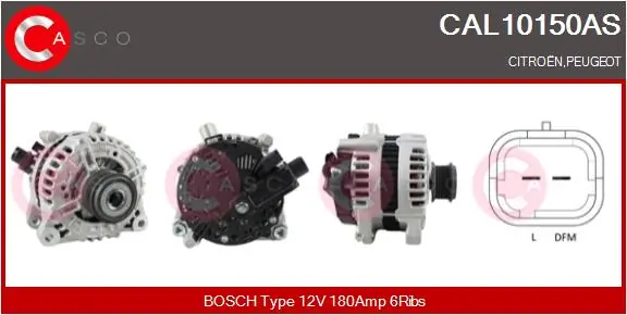 Alternator Brand New HQ CAL10150AS