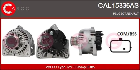 Alternator Brand New HQ CAL15336AS