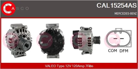 Alternator Brand New HQ CAL15254AS
