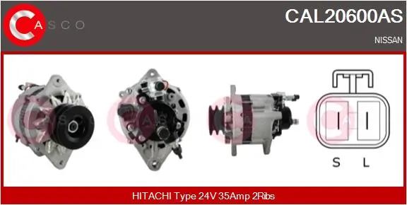 Alternator Brand New HQ CAL20600AS