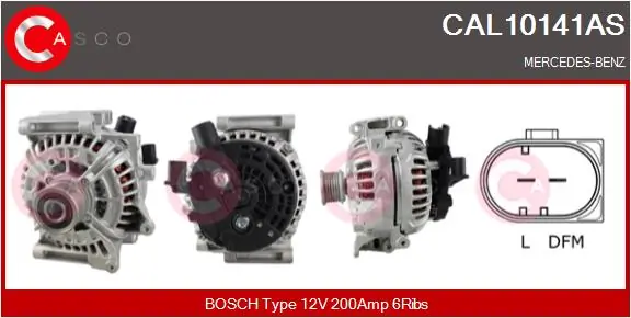 Alternator Brand New HQ CAL10141AS