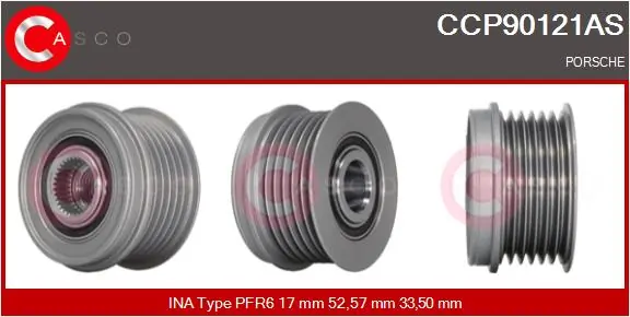 Belt Pulley, alternator Brand New HQ CCP90121AS