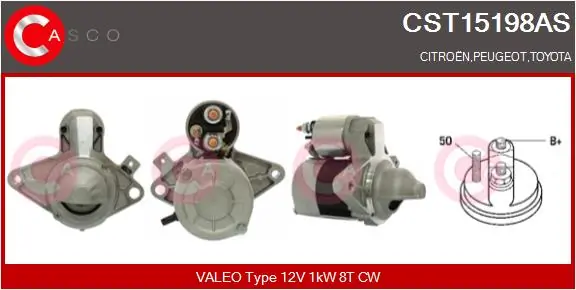 Starter Brand New HQ CST15198AS