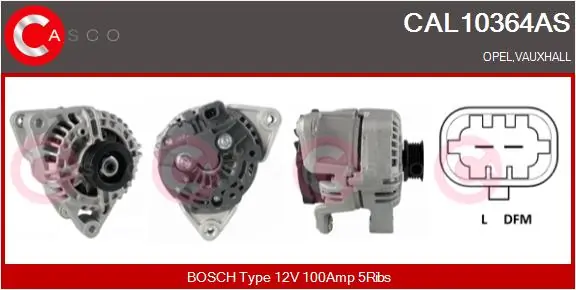 Alternator Brand New HQ CAL10364AS