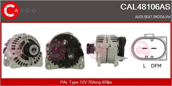 Alternator Brand New HQ CAL48106AS