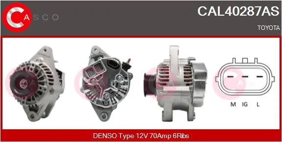 Alternator Brand New HQ CAL40287AS