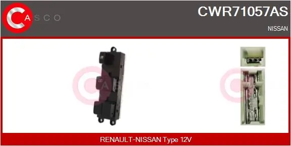 Switch, window regulator Brand New HQ CWR71057AS